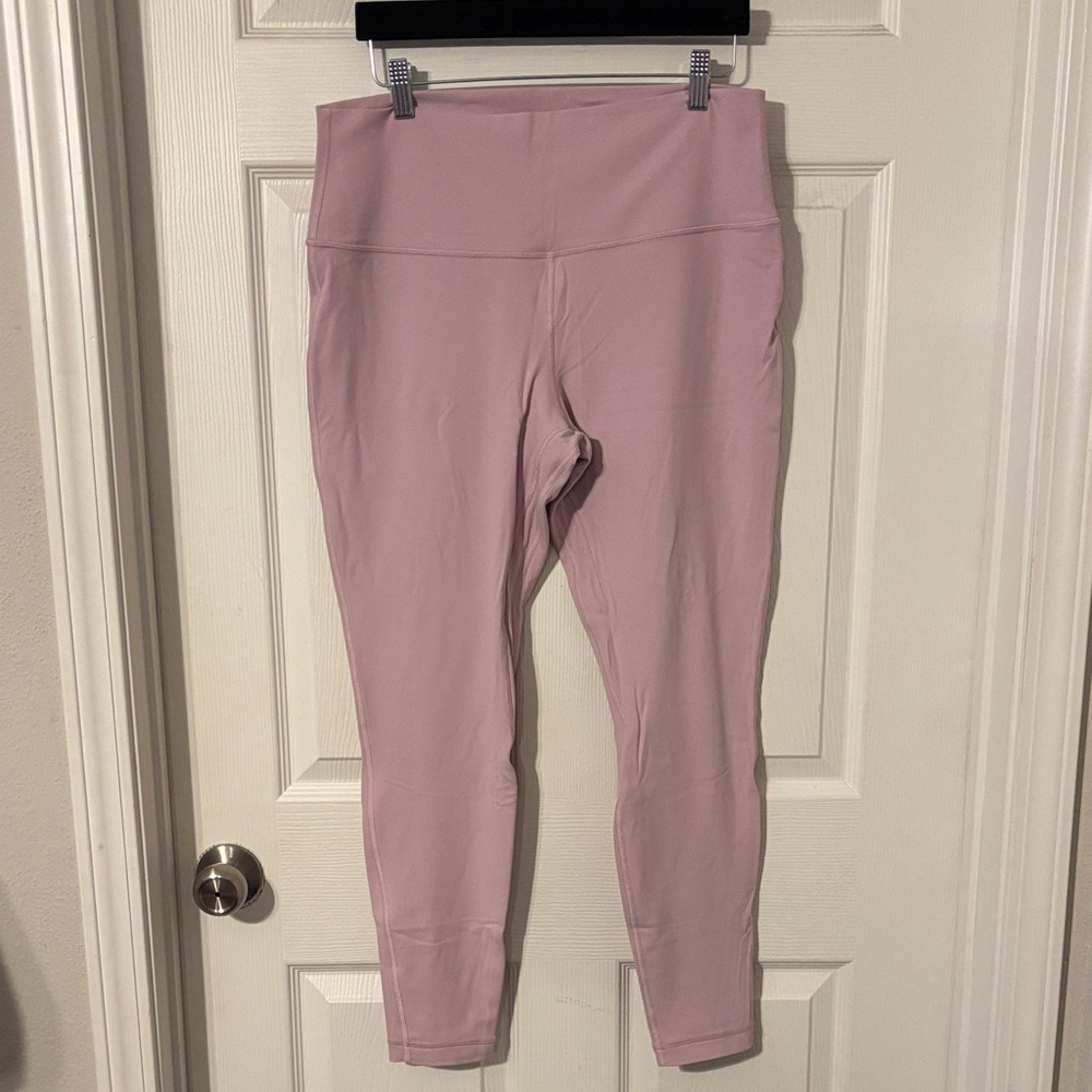 Lululemon Align High-Rise Pant 28" Size 14 Pink Peony